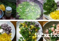 虾仁菠菜沙拉的做法