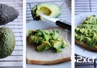 树莓酱鳄梨三明治的做法