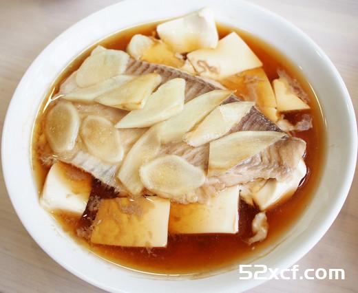嫩豆腐蒸鲷鱼片的做法