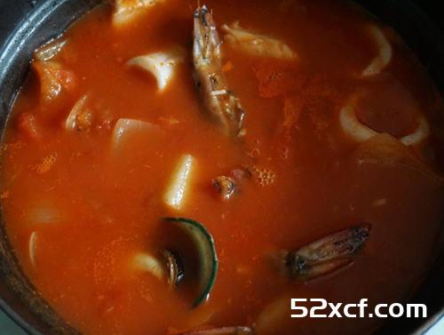 海鲜番茄浓汤的简单做法