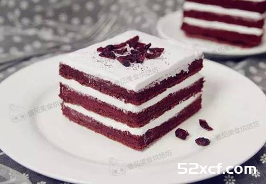 蔓越莓红丝绒蛋糕的做法