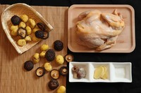 板栗炖香菇鸡汤