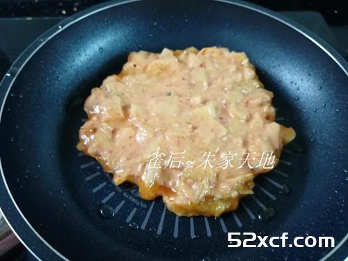 简易版韩式泡菜煎饼