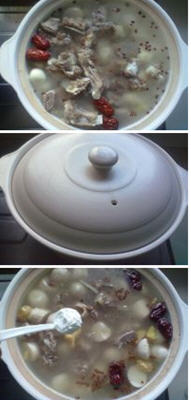 红枣芋儿排骨煲的做法