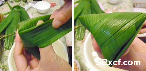 干贝香菇绿豆大肉粽的做法