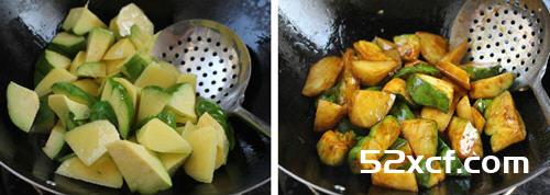 七叶瓜焖土豆的做法