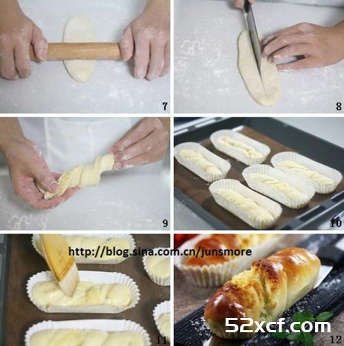 椰蓉面包的做法烤箱版