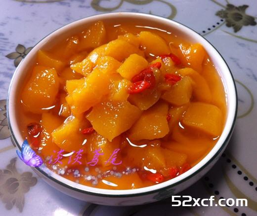 黄桃枸杞小甜品的做法