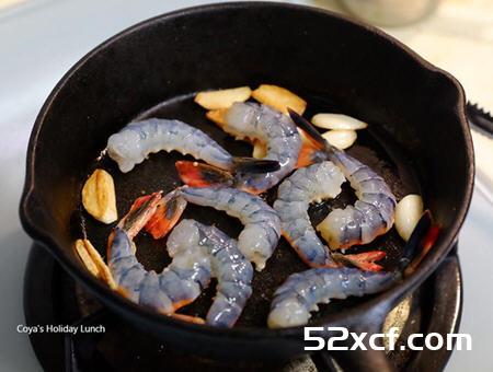 橄榄油香蒜虾的做法
