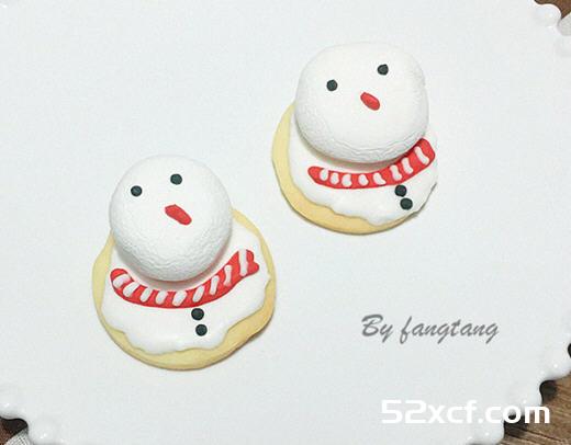 雪人糖霜饼干雪人糖霜饼干的做法_图解好吃的雪人糖霜饼干怎么做-我爱下厨房