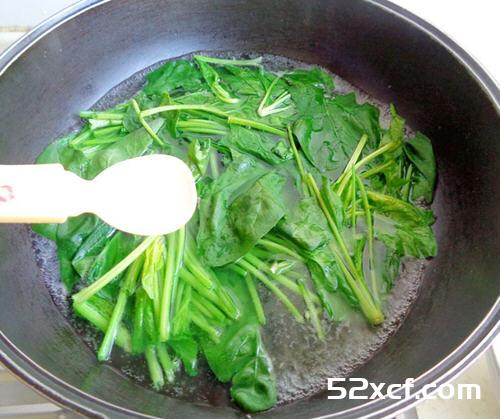 豆油皮凉拌菠菜的做法