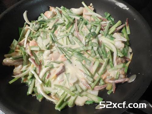 韩国韭菜海鲜饼的做法