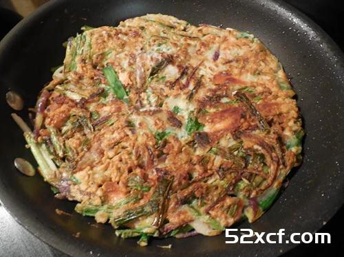 韩国韭菜海鲜饼的做法