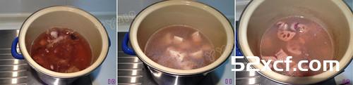 墨鱼莲藕汤的做法