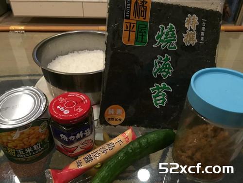 用维力炸酱5分钟做简易寿司制作方法图解