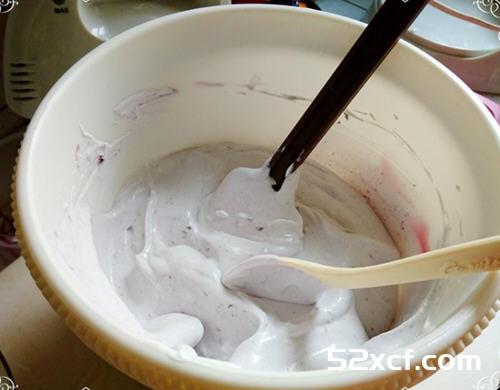 蓝莓巧克力豆冰盒蛋糕的做法