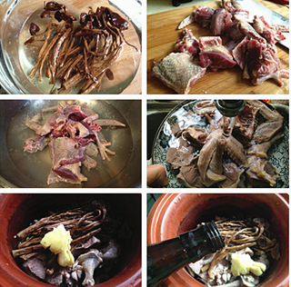 茶树菇炖鸽子的做法
