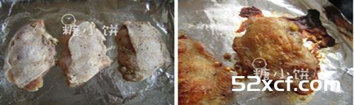 盐焗风味烤去骨鸡腿排的做法