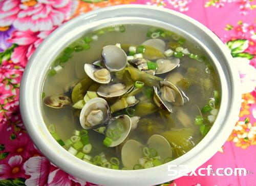 酸菜蛤蜊汤的做法