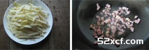 豌豆烩鲜笋的做法