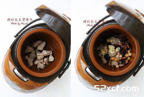 瑶柱花豆煲瘦肉的做法