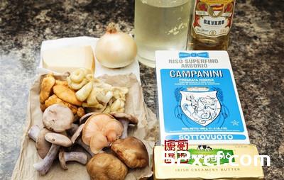 野生菌菇意大利烩饭的做法图解