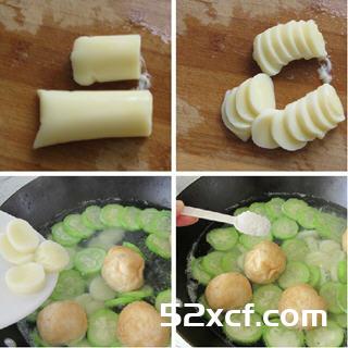 丝瓜油球汤的做法