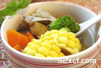五行彩蔬汤的做法