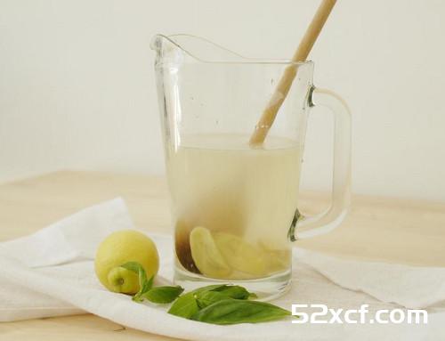 自制姜汁柠檬水的做法