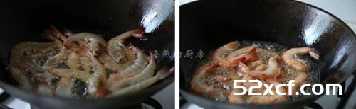 番茄酱烧基围虾的做法