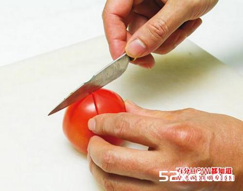 西红柿雕花的方法图文教程