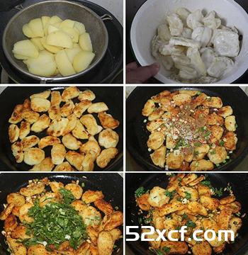 脆皮干锅土豆的做法