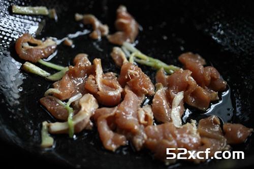 香菇炒肉的做法