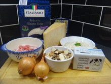 意大利培根蘑菇煨饭的做法