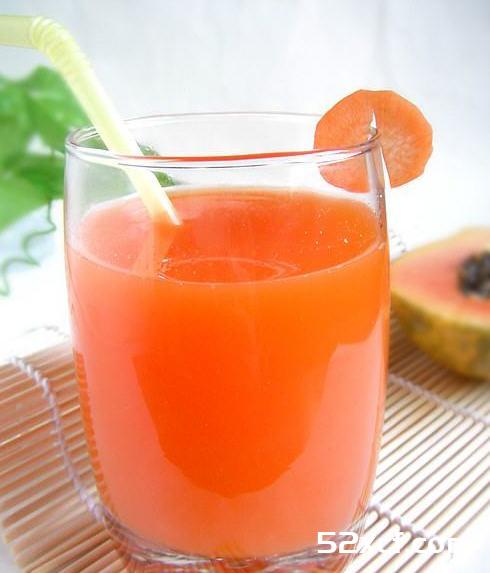 胡萝卜木瓜汁的做法