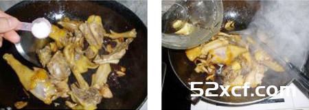 高压锅炖鸡的做法
