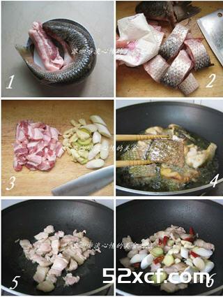 酱焖五花肉梭鱼的做法教