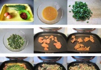 香葱鸡蛋炒牛肉的做法