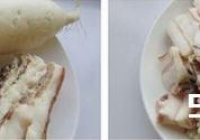 白萝卜炖腊肉的做法