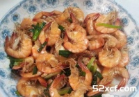 香葱炒大虾的做法