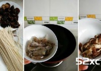 菌菇虾仁汤面的做法