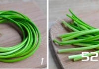 手撕蒜苔的家常做法