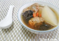 黑菜脯鸡汤的做法