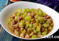 莴笋酱肉丁的做法