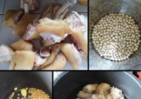 豌豆蹄花汤的做法