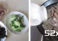 黄瓜木耳拌魔芋的做法