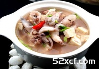 笔管鱼炖豆腐的家常做法