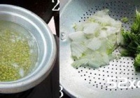绿豆白菜汤的做法
