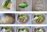 葱丝拌豆皮的做法
